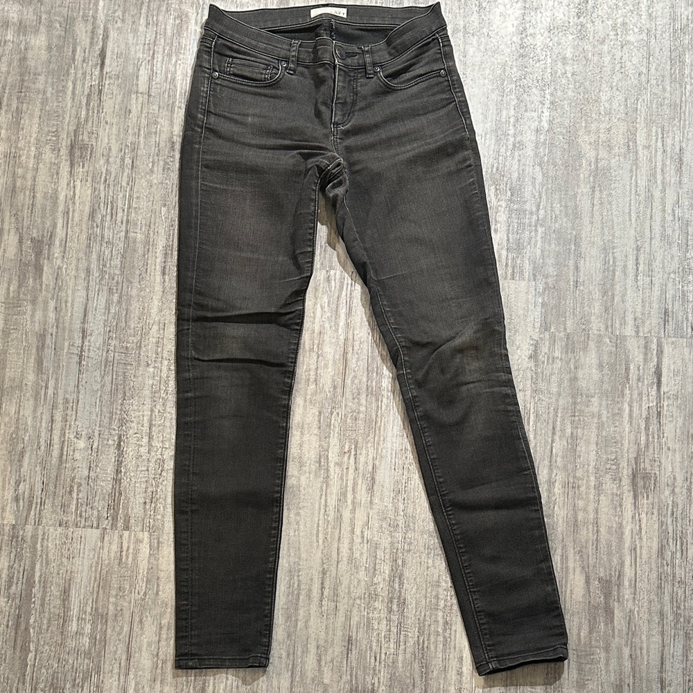 LOFT Women's Charcoal Skinny Jeans